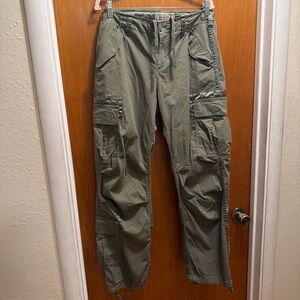 Abercrombie Cargo Pants with Satin Details